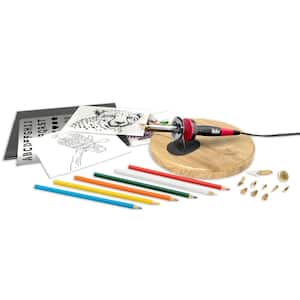 25-Watt Corded Create Your Own Wood-Burning Project Soldering Iron Kit (28-Piece)