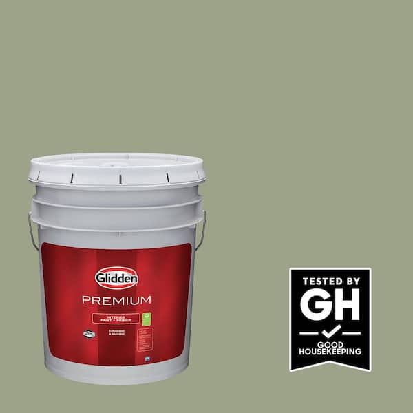 5 gal. PPG1030-4 Edamame Satin Interior Latex Paint