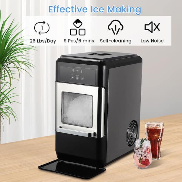 44 Lb. lb. Daily Production Nugget Countertop Ice Maker with Self-Cleaning  Function