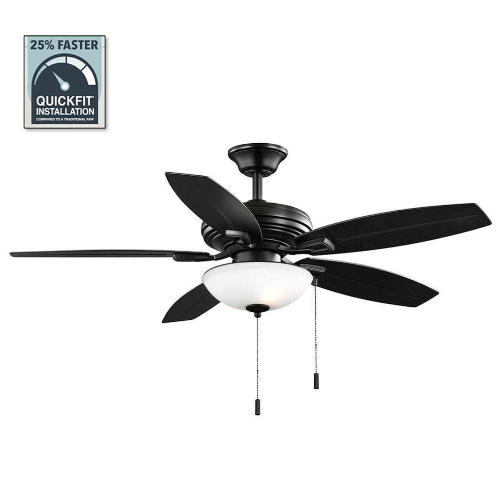 UPC 082392592196 product image for North Pond 52 in. Indoor/Outdoor LED Matte Black Ceiling Fan with Light, Reversi | upcitemdb.com