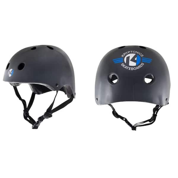 Kryptonics Black Starter Small/Medium Helmet