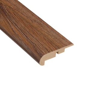 Palace Oak Dark 7/16 in. Thick x 2-1/4 in. Wide x 94 in. Length Laminate Stairnose Molding