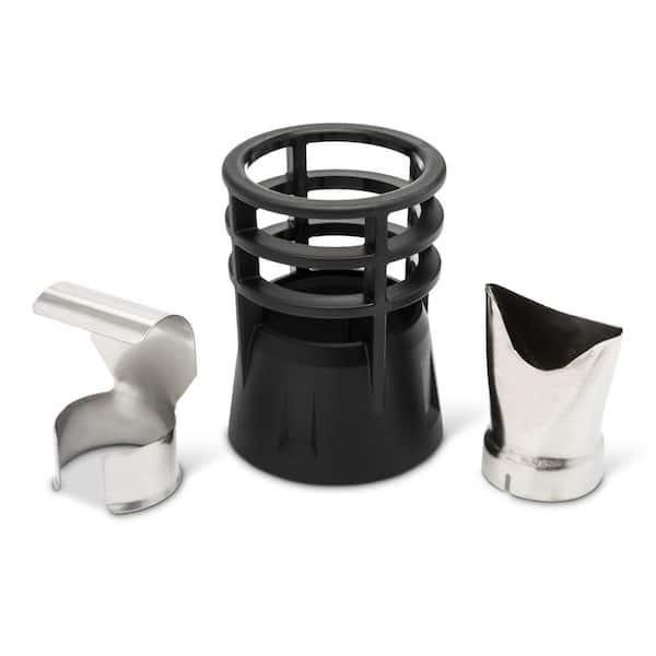 Accessory Kit with Glass Protection Nozzle Heat Reflector Nozzle and Heat Guard for Heat Guns (3-Piece)