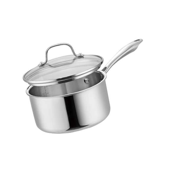 Cuisinart - 10 PC Cookware Set - Stainless Steel UPC: 086279166944