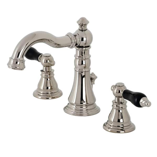 Kingston Brass Duchess 8 in. Widespread 2-Handle Bathroom Faucet in Polished Nickel