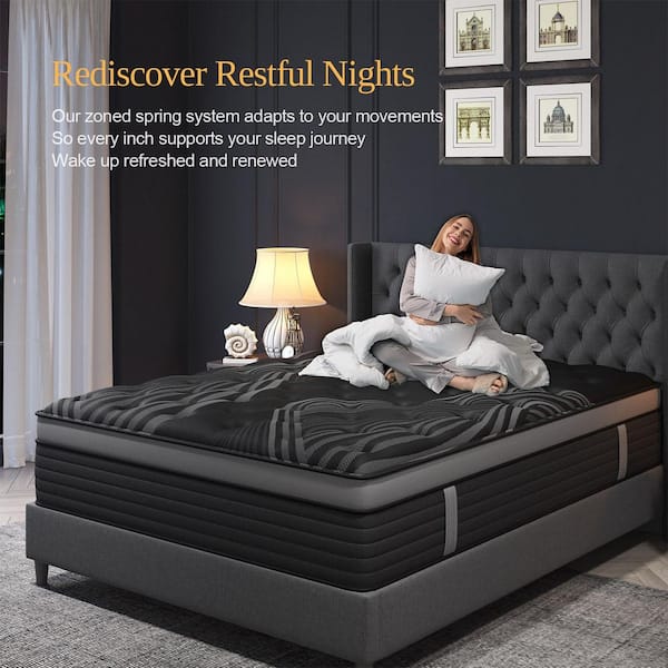 Skyhedon Twin Size Medium Firm 12 in. Memory Foam Hybrid Mattress