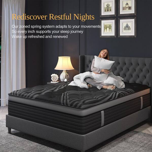Skyhedon Twin Size Medium Firm 14 in. Memory Foam Hybrid Mattress
