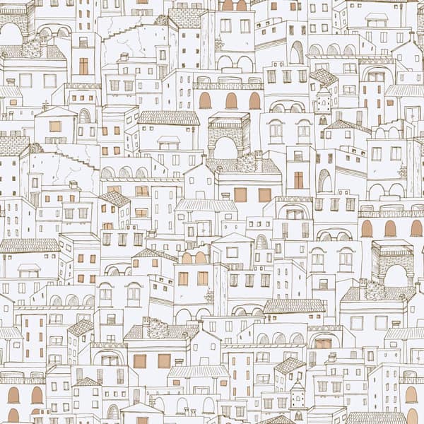Tempaper Amalfi Daylight Peel and Stick Wallpaper Sample
