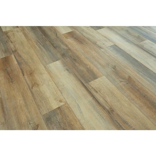 reDefine Coyote Creek 22 MIL 7 in. W x 48 in. L Waterproof Click Lock Vinyl Tile Flooring (23.64 sq. ft./ctn)