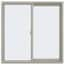 JELD-WEN 47.5 in. x 47.5 in. V-2500 Series Desert Sand Vinyl Left ...