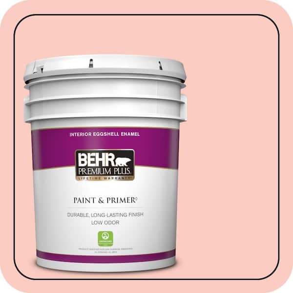 BEHR PREMIUM PLUS 5 gal. #200C-3 Spring Song Eggshell Enamel Low Odor Interior Paint & Primer