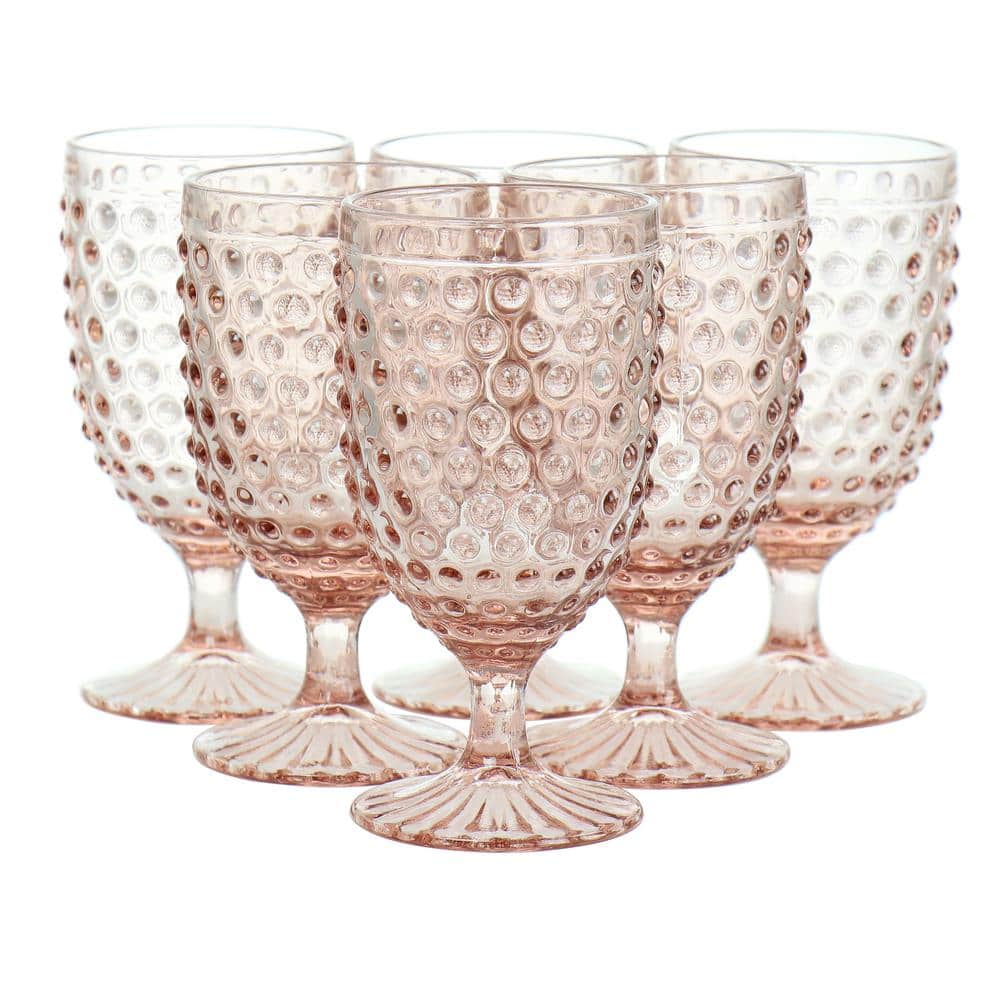 Aazon.co | VSDBVKJ Drinking Glasses Set Of 6 Hobnail Glasses Drinking