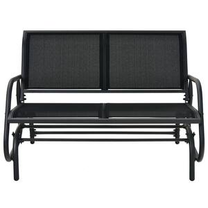 hampton bay statesville metal patio outdoor double glider