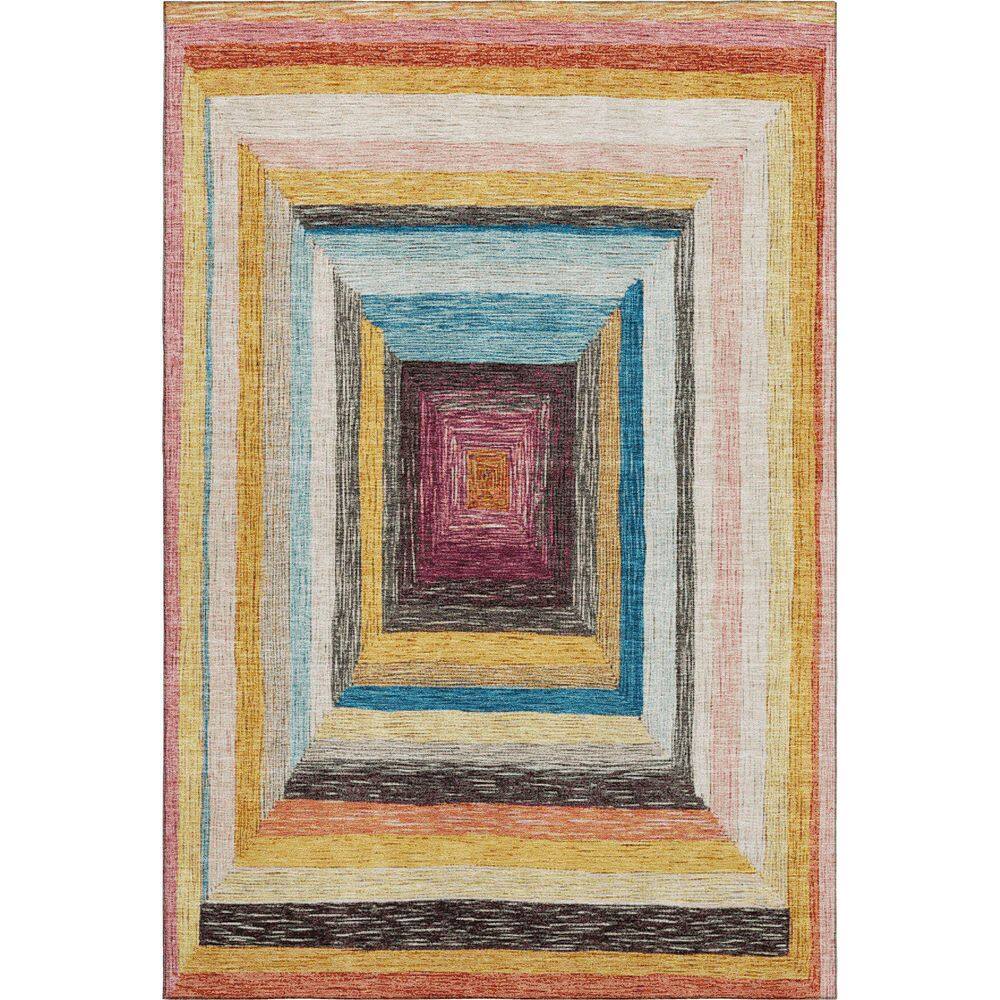 Mayfield Premium Machine Washable Abstract AMF1957 Honey 8 ft. x 10 ft. Area Rug price history on PriceWatchPro