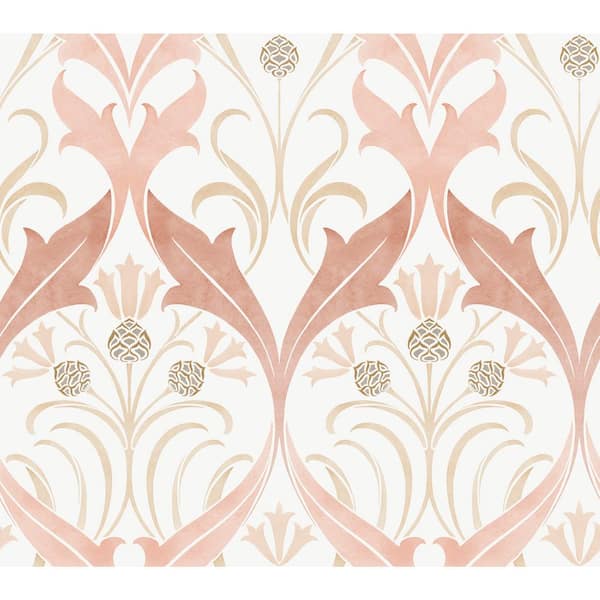 York Wallcoverings 60.75 sq. ft. Pine Cone Ribbon Unpasted Wallpaper