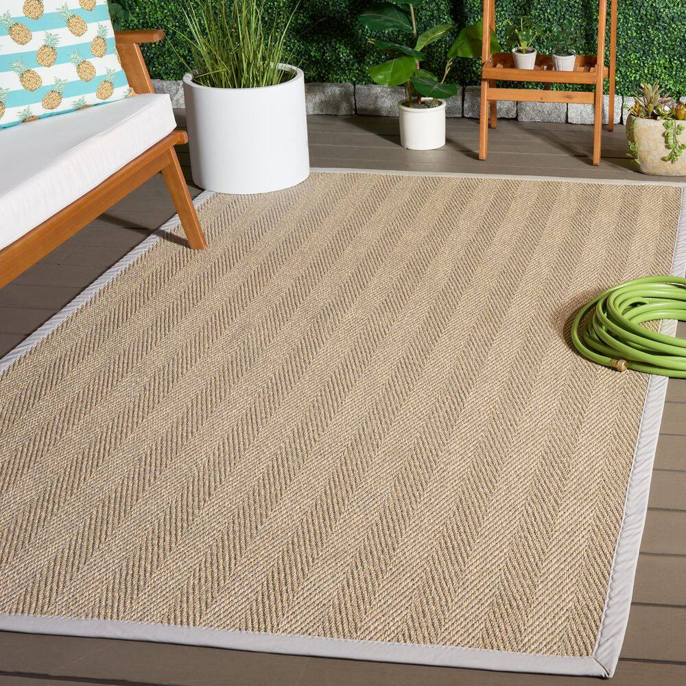Napa Faux Sisal 100 4 X 6 Natural/Ivory Solid Color Area Rug price history on PriceWatchPro