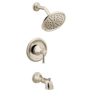 Belfield 1-Handle Posi-Temp Tub and Shower Faucet Trim Kit in Polished Nickel (Valve Not Included)