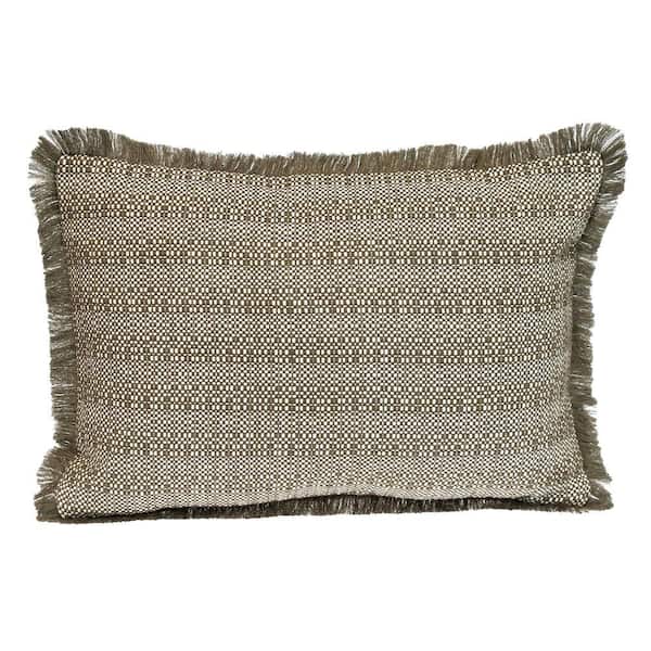 PARKLAND COLLECTION 20 X 20 Transitional Stripes Green 14 in. x 20 in. Pillow