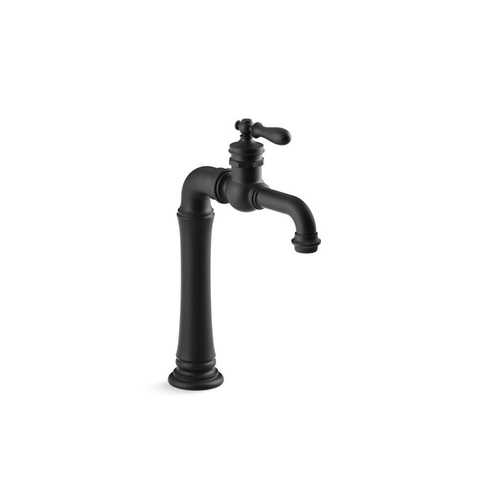 KOHLER Artifacts Gentleman's Single Handle Bar Faucet in Matte Black 99268BL The Home Depot