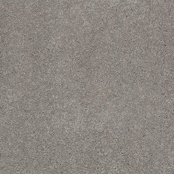Lifeproof Coral Reef I - Bed Rock - Gray 65.5 oz. Nylon Texture Installed Carpet