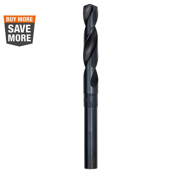 Milwaukee 17/32 in. S and D Black Oxide Drill Bit 48-89-2739 - The Home ...