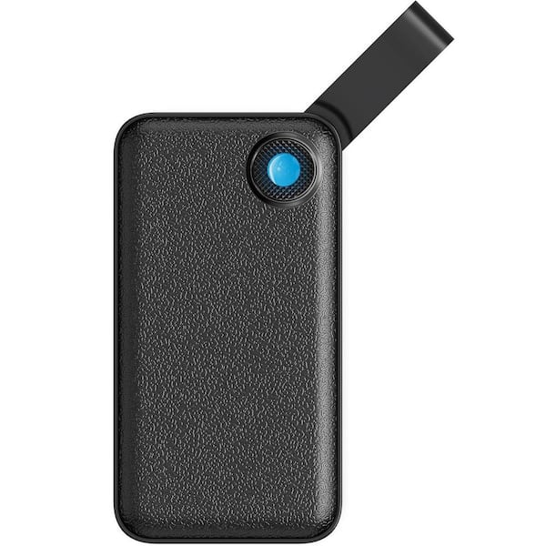 2TB Mini Portable SSD, Up to 2000MB/s with 2-in-1 USB C Cable for USB C Smartphone, Tablet and PC in Black