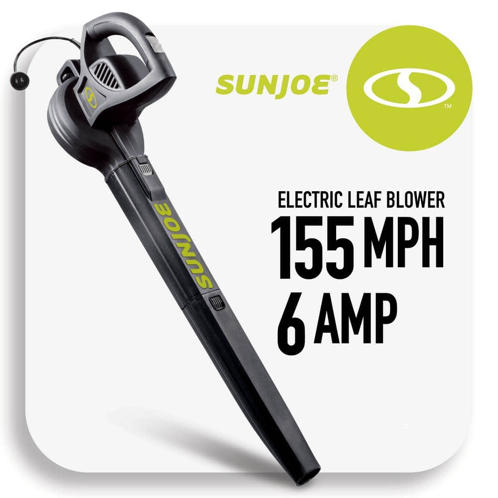 Sun Joe 155 MPH 200 CFM 6 Amp Electric Handheld Leaf Blower