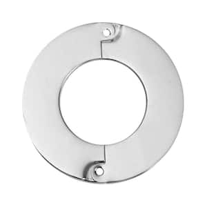 2 in. Chrome-Plated Steel Iron Pipe Size Split Flange Escutcheon Plate