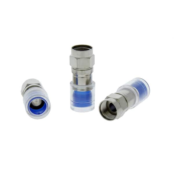 IDEAL OmniConn RG-6 Compression F-Connectors (10-Pack)