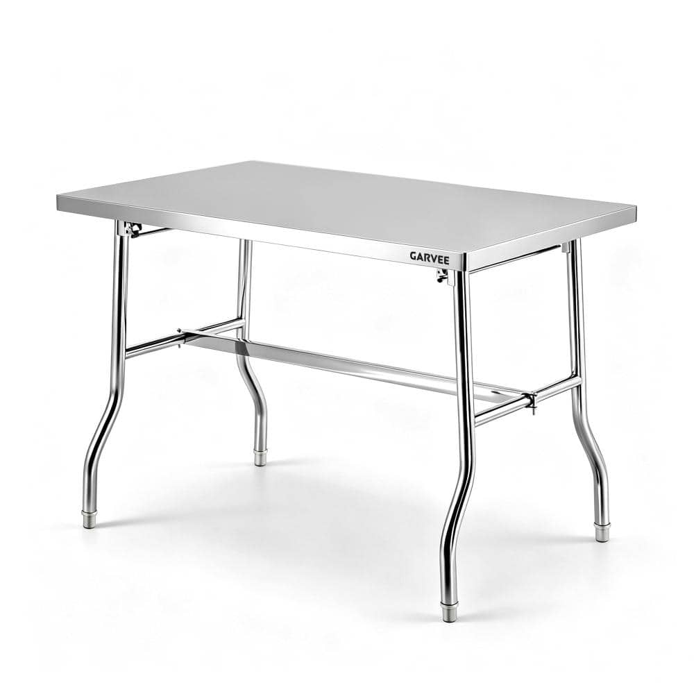 "30x48"" Stainless Foldable Work Table, Single Tier, Portable, Commercial Kitchen/Restaurant/Outdoor/Picnic/Garage" price history on PriceWatchPro