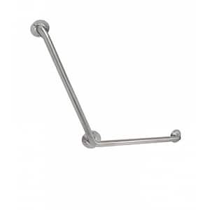 12 in. x 12 in. Wall Mounted Towel Bar Chrome Stainless Steel