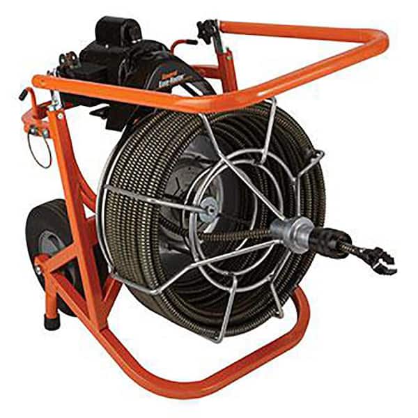 Cobra Products Part # ST-210 - Cobra Products Speedway Cable Drum Drain  Cleaning Machine 1/4 In. X 50 Ft. - Augers - Home Depot Pro