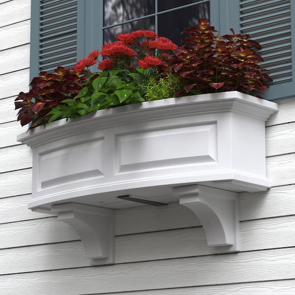 Nantucket White Polyethylene Decorative Corbel