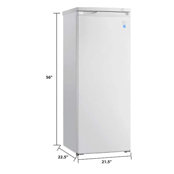 Avanti 5.8 cu. ft. Vertical Freezer in White VFM58B0W - The Home Depot