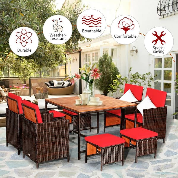 Space saver best sale patio dining set