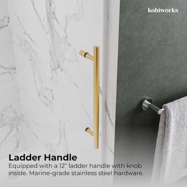 Kobiworks RADL 50 to 54 in. W x 37 in. D x 76 in. H Sliding