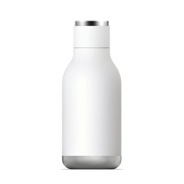 ASOBU Urban 16 oz. White Stainless Steel Vacuum/Dual Copper Plated Insulated Water Bottle