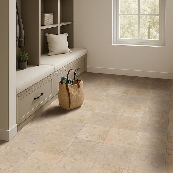 Castle 18 in. x 18 in. Honed Travertine Floor and Wall Tile (26-Cases/234 sq. ft./Pallet)