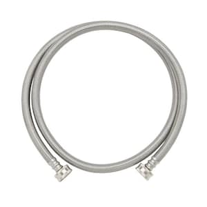 3/4 in. Female Hose Thread x 3/4 in. Female Hose Thread x 60 in. Braided Stainless Steel Washing Machine Connector