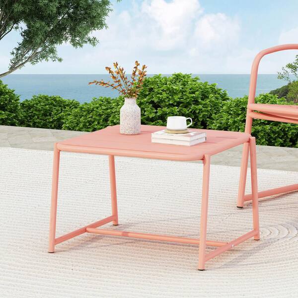 Coral outdoor side table discount