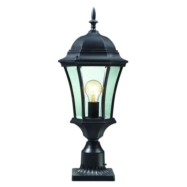 Filament Design 1-Light Outdoor Black Post Light