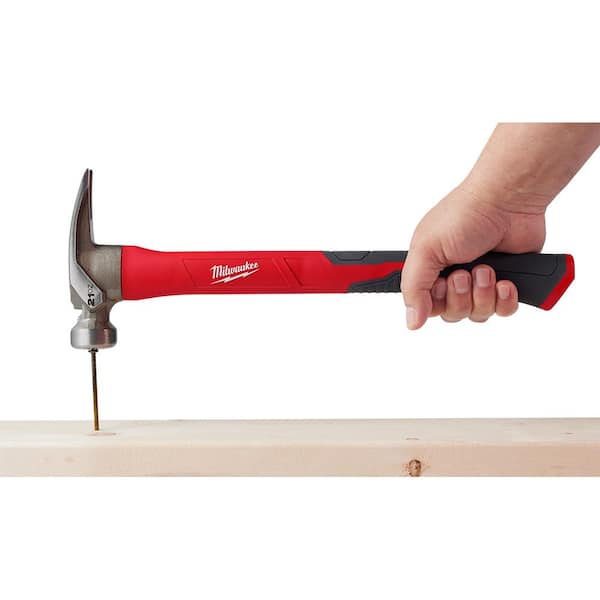 Milwaukee 21 oz. Milled Face Poly Handle Hammer 48-22-9320 - The