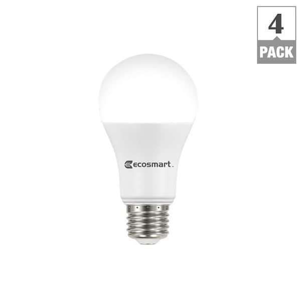 LUXRITE 75-Watt Equivalent A19 Dimmable LED Light Bulb ENERGY STAR 3000K  Warm White (4-Pack) LR21431-4PK - The Home Depot