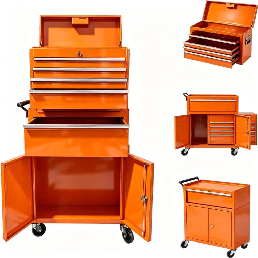 5-Drawer Rolling Tool Chest with Wheels & Locking System, Portable Tool Cabinet for Garage, Workshop, Mechanic price history on PriceWatchPro