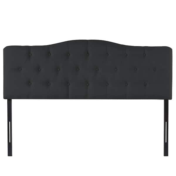 MAYKOOSH Upholstered Button Tufted Bed Headboard, Height Adjustable ...