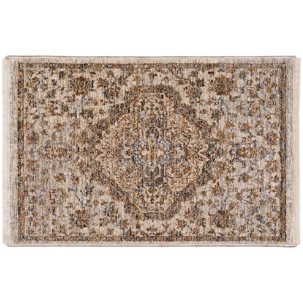 Yarra Vintage Beige 1 ft. 8 in. x 2 ft. 6 in. Area Rug