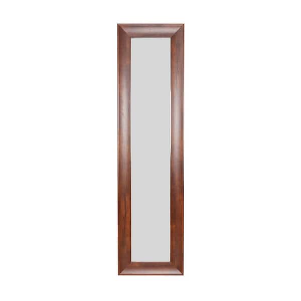 BrandtWorks 71 in. H x 16 in. W Rustic Framed Rectangle Brown Full Length Decorative Mirror