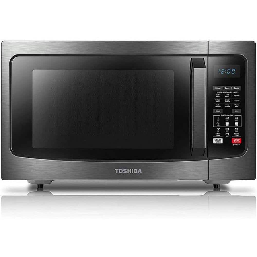 Toshiba 1.5 Cu. Ft. Stainless Steel Microwave with Air Fryer MLEC42SASS -  The Home Depot
