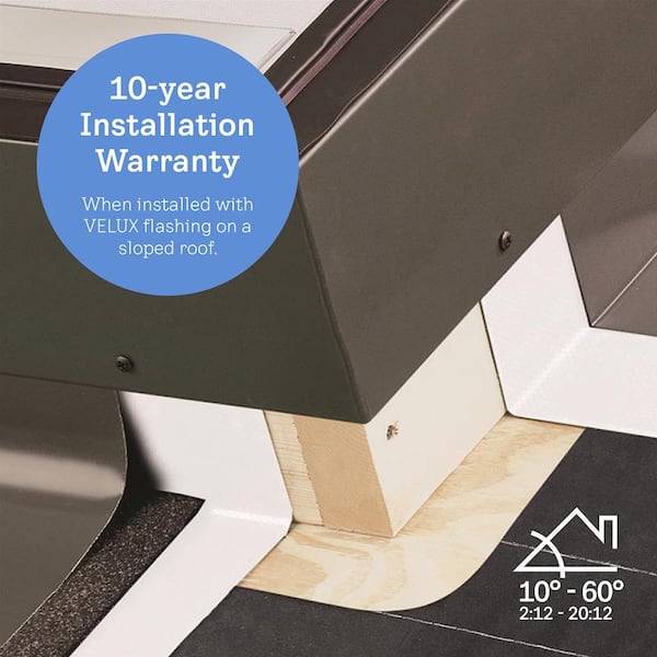 3434, 3446 Low-Profile Flashing with Adhesive Underlayment for Curb Mount Skylight