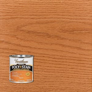 1 hp. Pecan Satin Water-Based Interior Stain and Polyurethane (4-Pack)